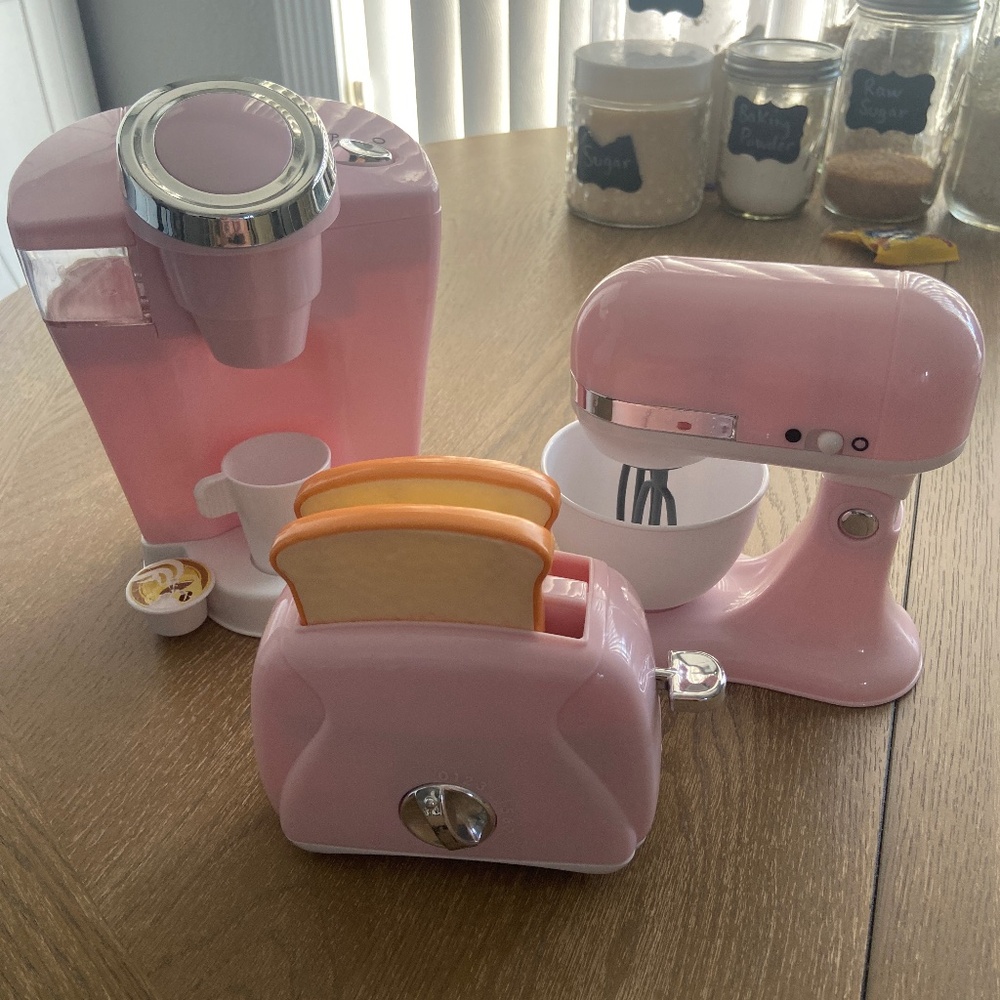 Children play kitchen toys